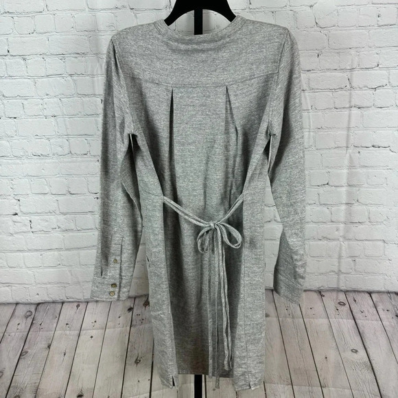 Tentree Gray Pocket Front Dress Organic Cotton Size Medium - Picture 6 of 9